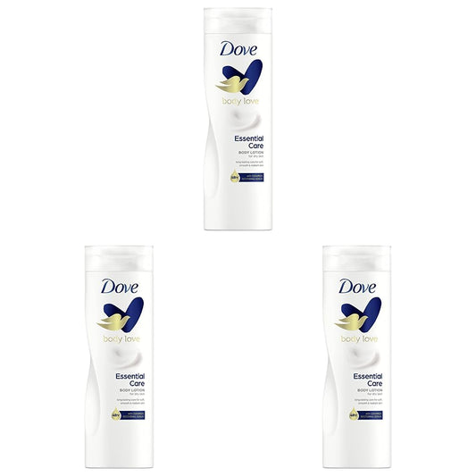 Dove Body Love Essential Care Body Lotion enrich & hydrate from the first use moisturiser for nourished skin 400 ml