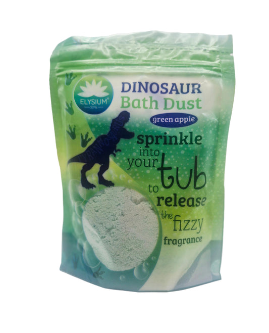 Elysium Spa Apple Scented Dinosaur Bath Dust 400g