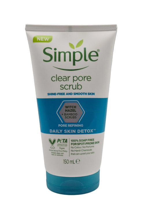 Simple Daily Skin Detox Clear Pore Scrub 150ml