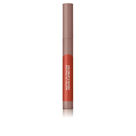 L'Oreal Paris Infallible Very Matte Lip Crayon Lipstick, Smudge Proof, Pink Lipstick, 111 A Little Chilli