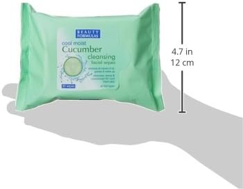 BEAUTY FORMULAS FACIAL WIPES CUCUMBER