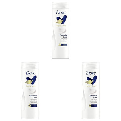 Dove Body Love Essential Care Body Lotion enrich & hydrate from the first use moisturiser for nourished skin 400 ml