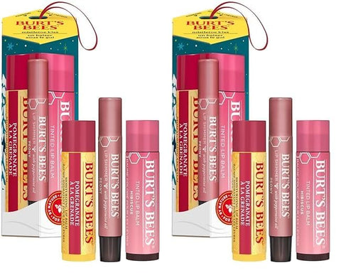 Burt's Bees Moisturising Lip Balm, Salted Caramel Flavour, With Beeswax and Vitamin E, Limited Edition Christmas Flavour, 4.25g