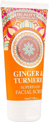 Beauty Formulas Ginger And Turmeric Superfood Facial Scrub