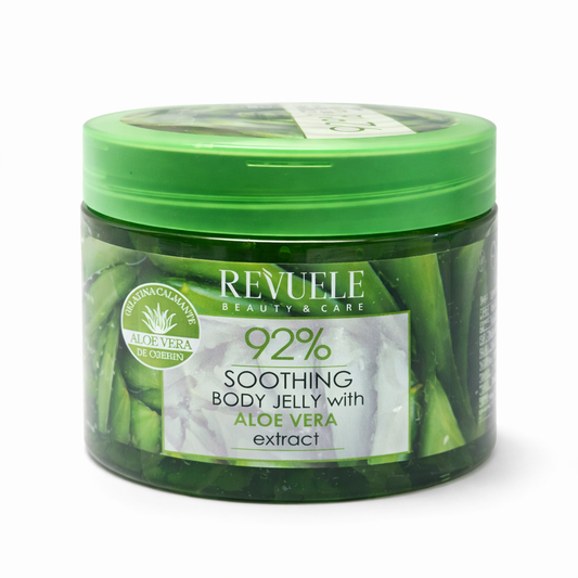 REVUELE 92% Aloe Vera Soothing Body Jelly Gel Moisturising Cooling Skin Care