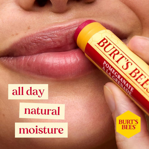 Burt's Bees Moisturising Lip Balm, Salted Caramel Flavour, With Beeswax and Vitamin E, Limited Edition Christmas Flavour, 4.25g