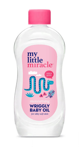 Wriggly Baby Oil, Moisturises & Protects Delicate Skin, Gives Soft Silky Skin 500ml