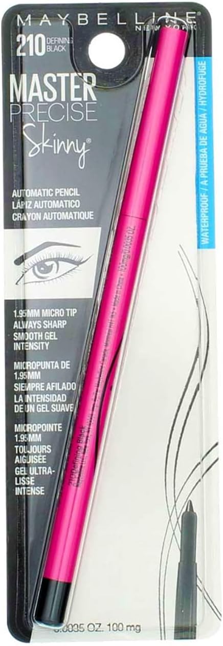 MAYBELLINE - Master Precise Skinny Gel Pencil #210 Defining Black - 0.0035 oz. (100 mg)
