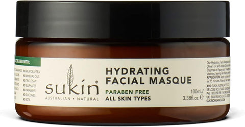 Sukin Signature Hydrating Facial Masque 200g - with a blend of Mango Seed Butter, Avocado, Essentisal Oils; cruelty free & vegan friendly - nourishes & leaves the skin smooth and with a healthy glow.