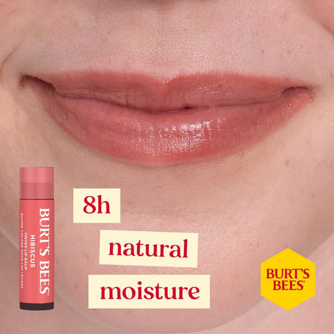 Burt's Bees Moisturising Lip Balm, Salted Caramel Flavour, With Beeswax and Vitamin E, Limited Edition Christmas Flavour, 4.25g