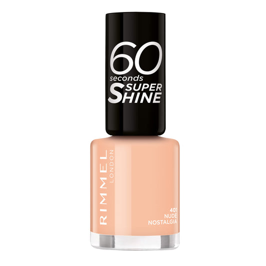 RIMMEL 60 SECONDS 8ML NAIL POLISH CARAMEL CANDY 130