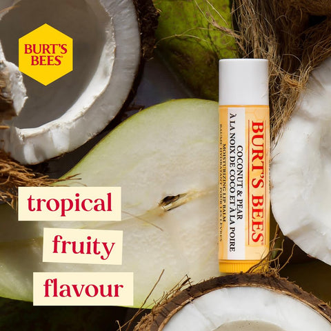 Burt's Bees Moisturising Lip Balm, Salted Caramel Flavour, With Beeswax and Vitamin E, Limited Edition Christmas Flavour, 4.25g