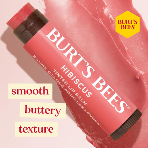 Burt's Bees Moisturising Lip Balm, Salted Caramel Flavour, With Beeswax and Vitamin E, Limited Edition Christmas Flavour, 4.25g