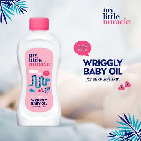Wriggly Baby Oil, Moisturises & Protects Delicate Skin, Gives Soft Silky Skin 500ml
