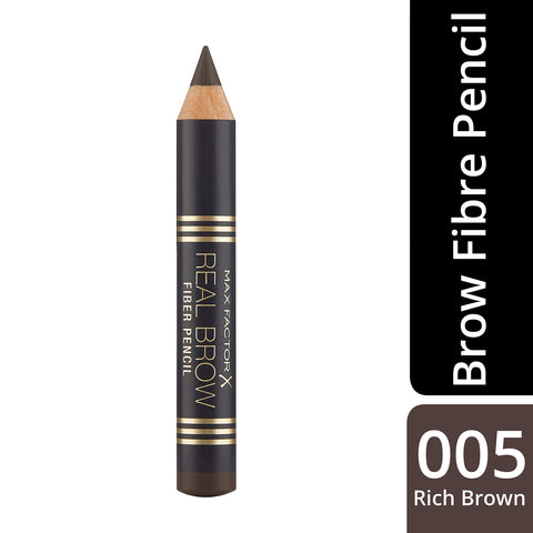 Max Factor Real Brow Fiber Pencil - 1.7G|005 Rich Brown