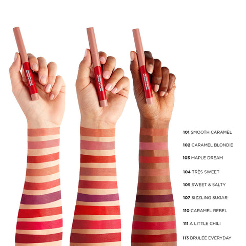 L'Oreal Paris Infallible Very Matte Lip Crayon Lipstick, Smudge Proof, Pink Lipstick, 111 A Little Chilli