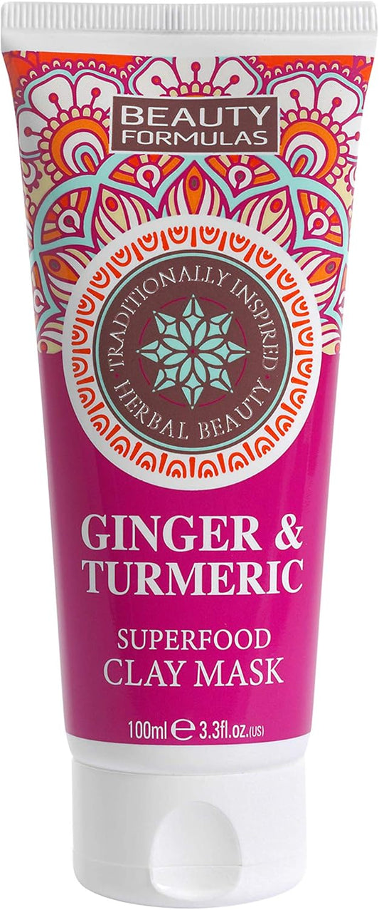 Beauty Formulas Ginger & Turmeric Superfood Clay Mask