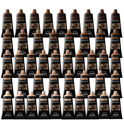 NYX Professional Makeup Born to Glow Radiant Foundation, Iridescent Finish, Buildable Medium Coverage, Vegan Formula