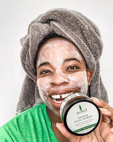 Sukin Signature Hydrating Facial Masque 200g - with a blend of Mango Seed Butter, Avocado, Essentisal Oils; cruelty free & vegan friendly - nourishes & leaves the skin smooth and with a healthy glow.