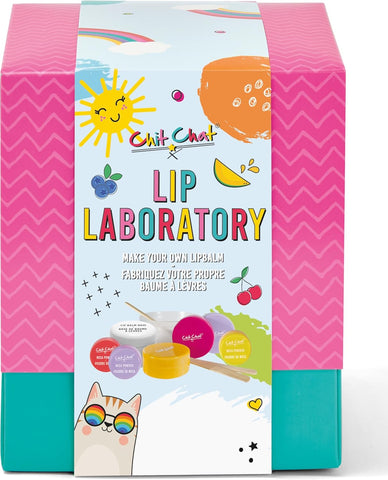 Chit Chat Lip Laboratory - Make Your Own Lip Balm Gift Set - Vegan & Cruelty-Free - Gift for Girls