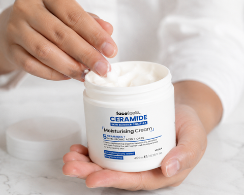 Face Facts Ceramide Moisturising Body Cream Hydrates + Softens 454ml