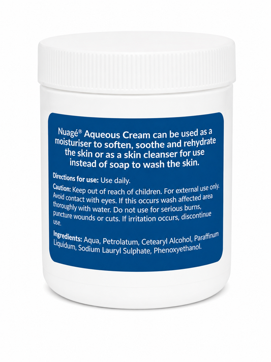 Nuage Aqueous Cream, Fragrance Free, 350Ml