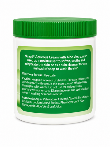 Nuage Aqueous Cream With Added Aloe Vera, 350Ml