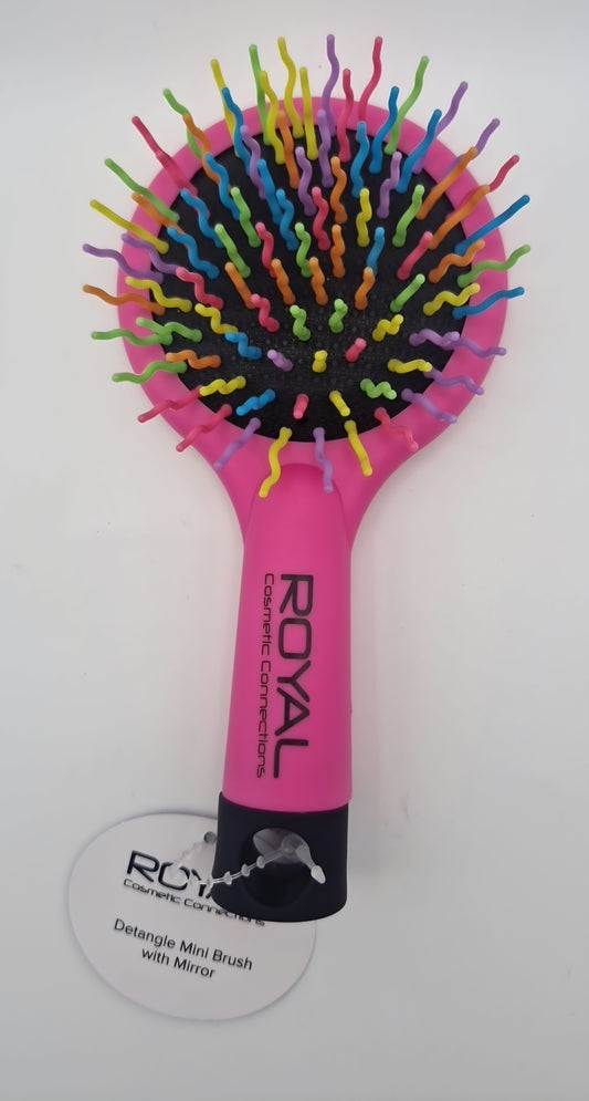 Detangle Mini Brush With Mirror