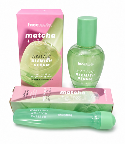 Matcha serum skin care set