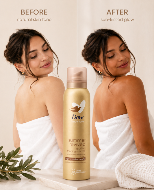 Dove Body spray gradual tanning mousse light to medium