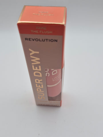 Makeup Revolution Superdewy Liquid Blush, Highly Pigmented, Buildable Formula, Fake The Flush, 15 ml
