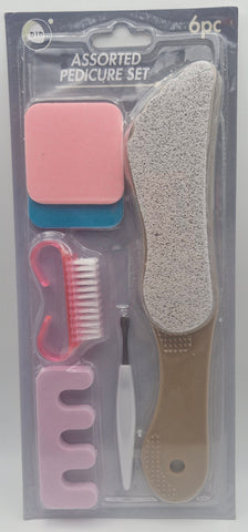 Pedicure set 6pcs