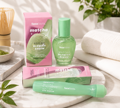 Matcha serum skin care set