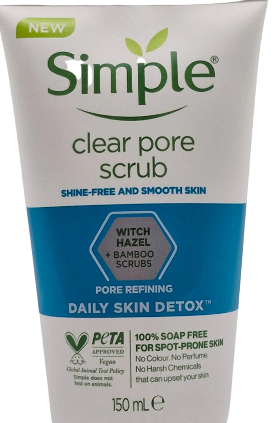 Simple Daily Skin Detox Clear Pore Scrub 150ml