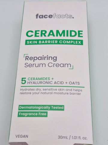Face Facts Ceramide Repairing Serum Repairs + Hydrates Skin 30ml