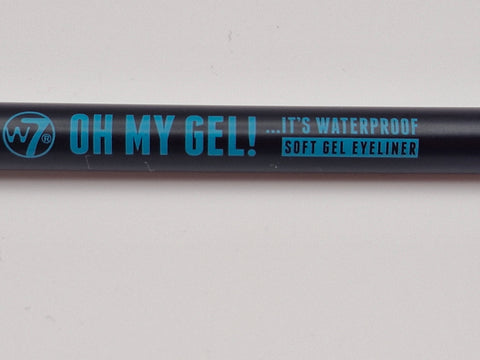 W7 Oh My Gel ! It's Waterproof Black Soft Gel Eyeliner, 1.35 g