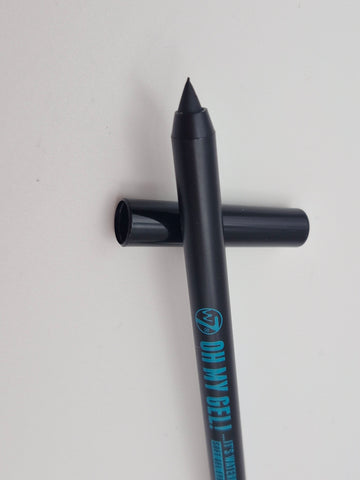 W7 Oh My Gel ! It's Waterproof Black Soft Gel Eyeliner, 1.35 g