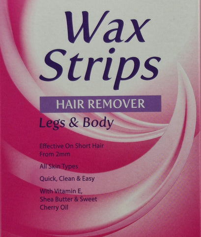 Hair remover wax strips