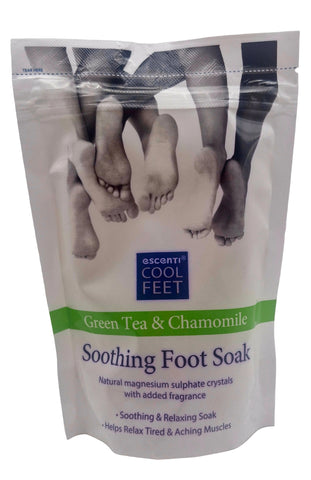 Escenti Cool Feet Soothing Green Tea & Chamomile Essential Foot Soak