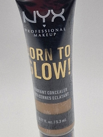 NYX Professional Makeup Born to Glow Radiant Concealer, Iridescent Finish, Reduces Under Eye Circles, Highlight and Contour, Vegan Formula