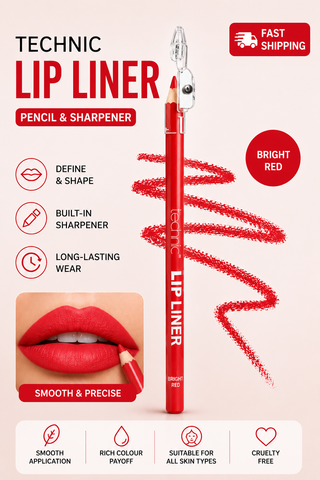 Technic Lip Liner with sharpener - Kind Beauty