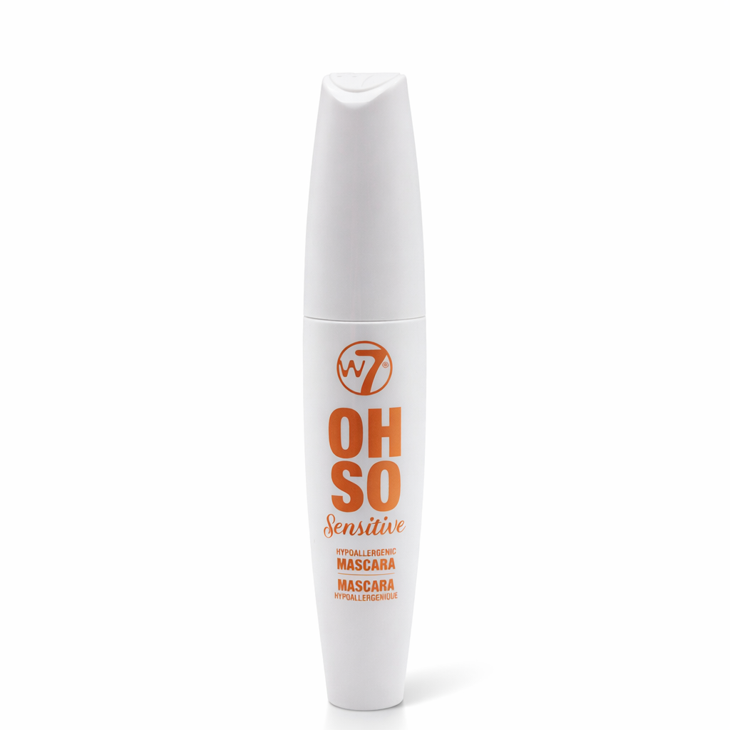 W7 sensitive mascara black