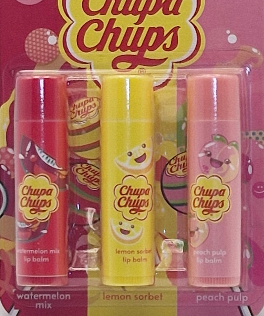 Chupa Chups Lip Balm Set of 3