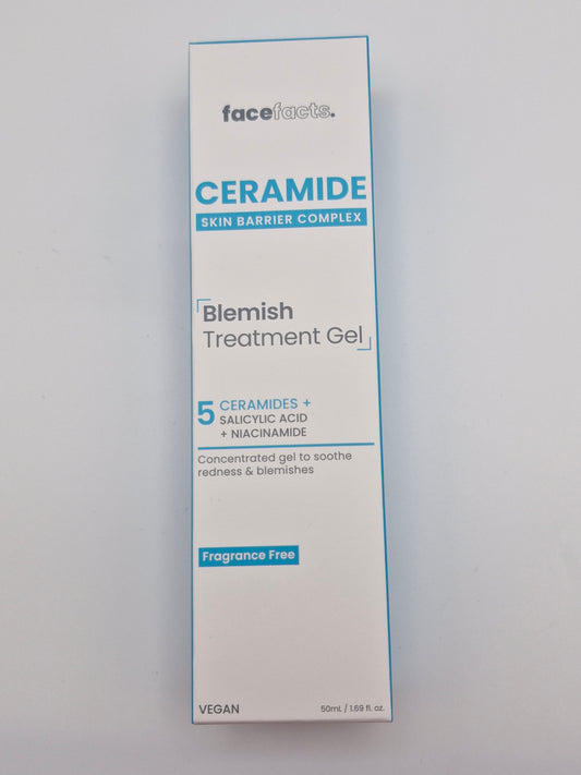 Face Facts Ceramide Blemish Treatment Gel Targets + Calms 50ml