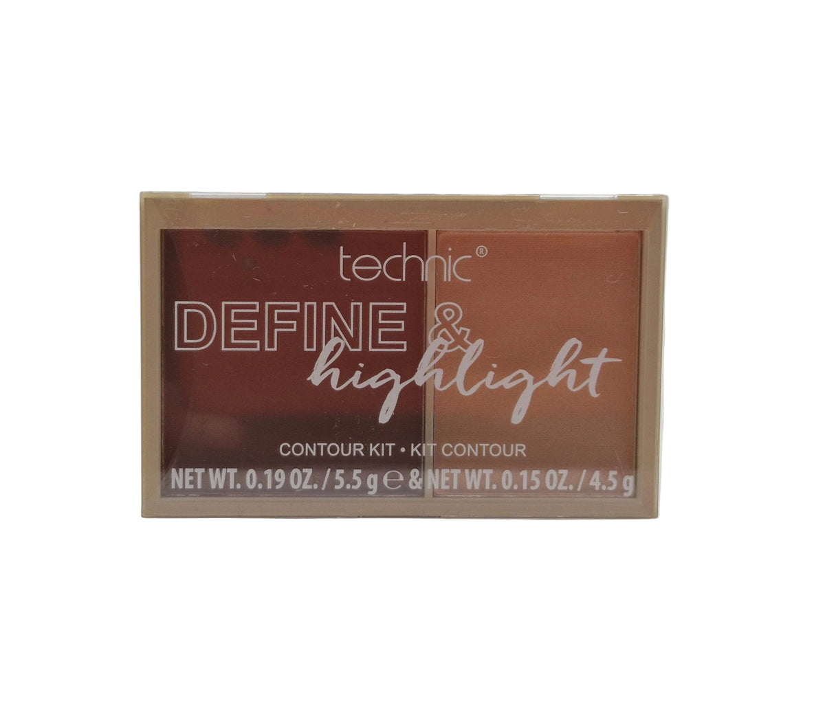 Technic Define & Highlight Duo Contour Kit Bronzer & Highlight Powder 5.5g Mocha