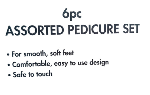 Pedicure set 6pcs
