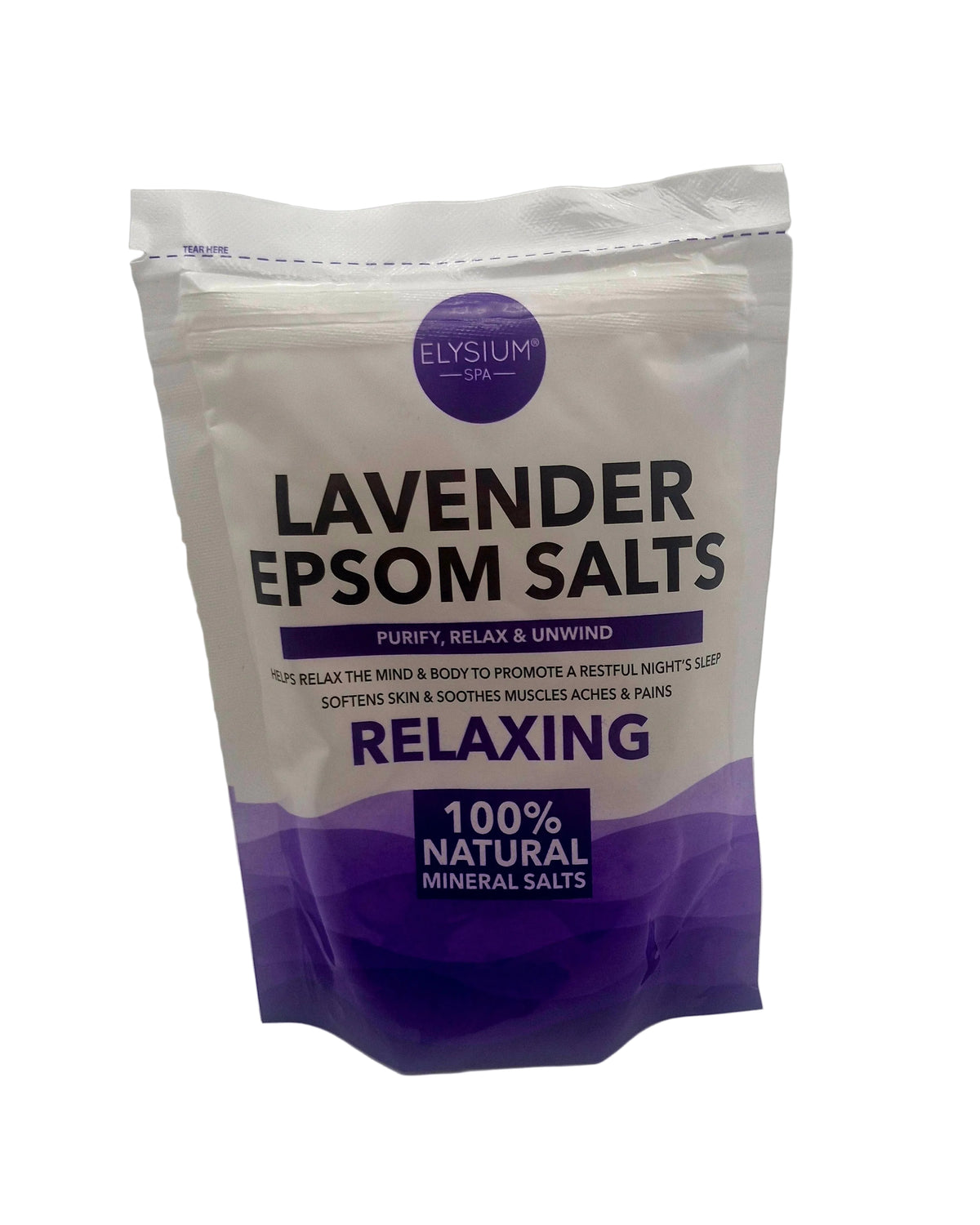 Elysium Spa Natural Lavender Epsom Salts 450G