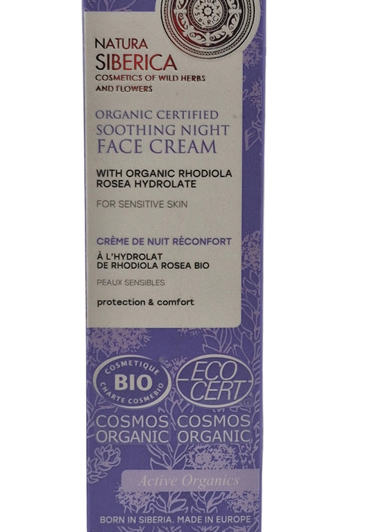 Natura Siberica Organic Certified Night Face Cream 50ml