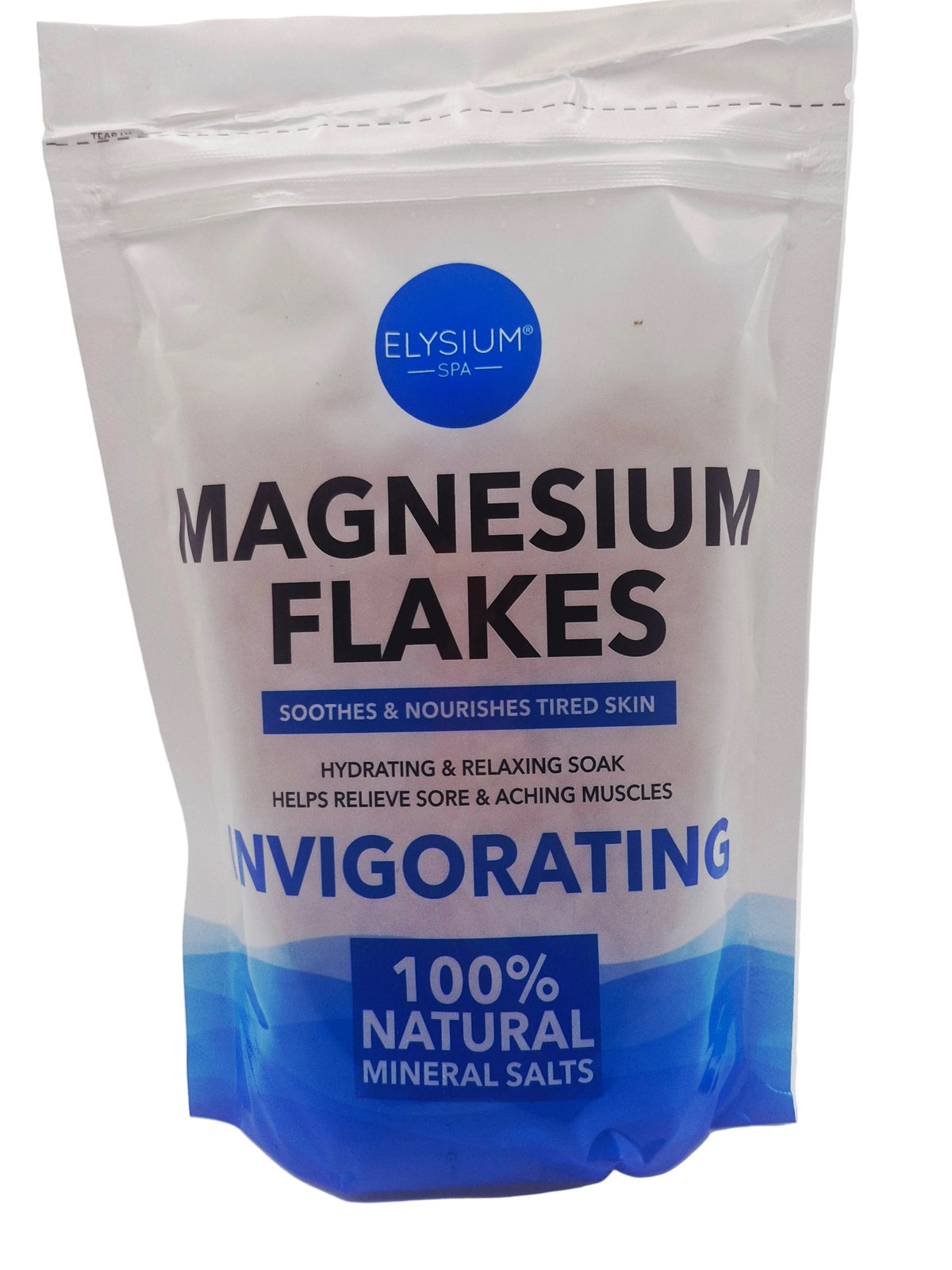 Elysium Spa 100% Natural Mineral Salts - Magnesium Flakes (500g)