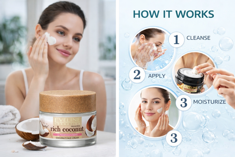 Eveline Cosmetics Rich Coconut Ultra-Moisturising Coconut Face Cream